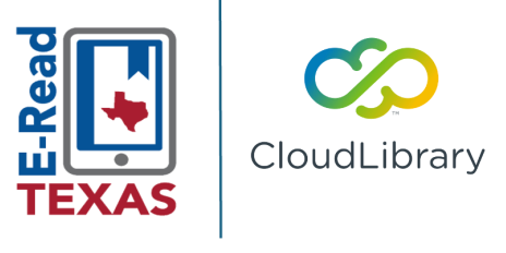 Logo for CloudLibrary (E-Read Texas)